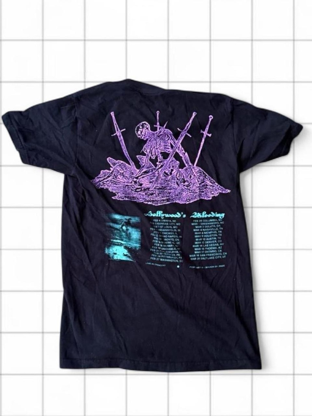 Deadstock Hollywoods Bleeding 2020 Tour Tee